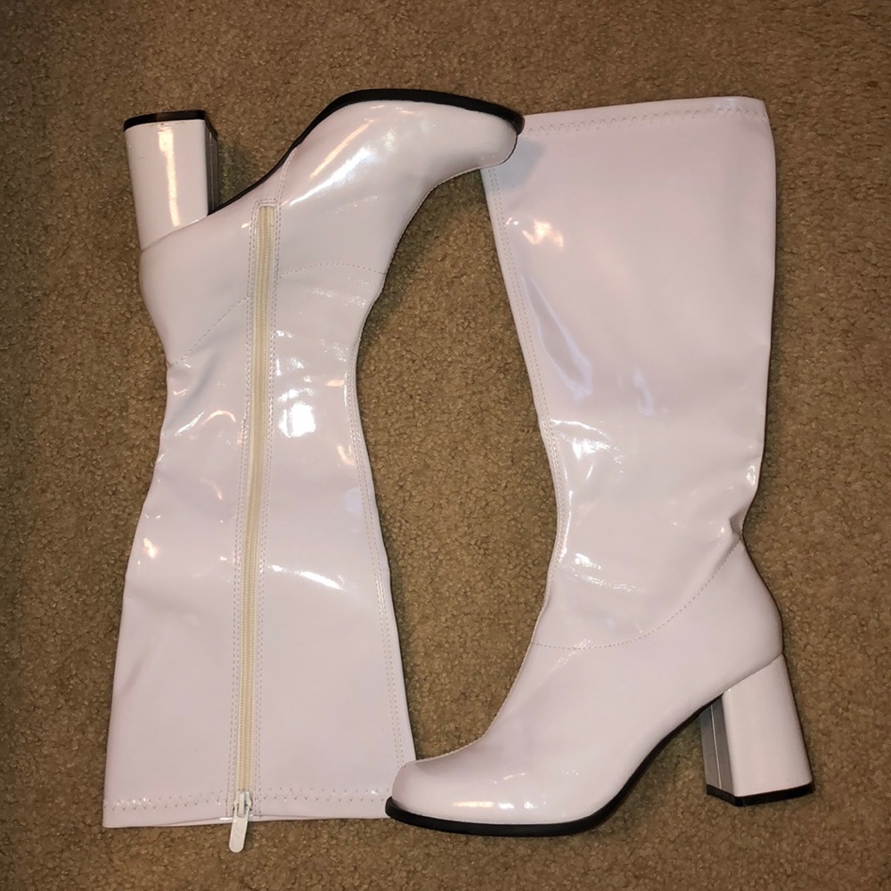 White Go Go Boots